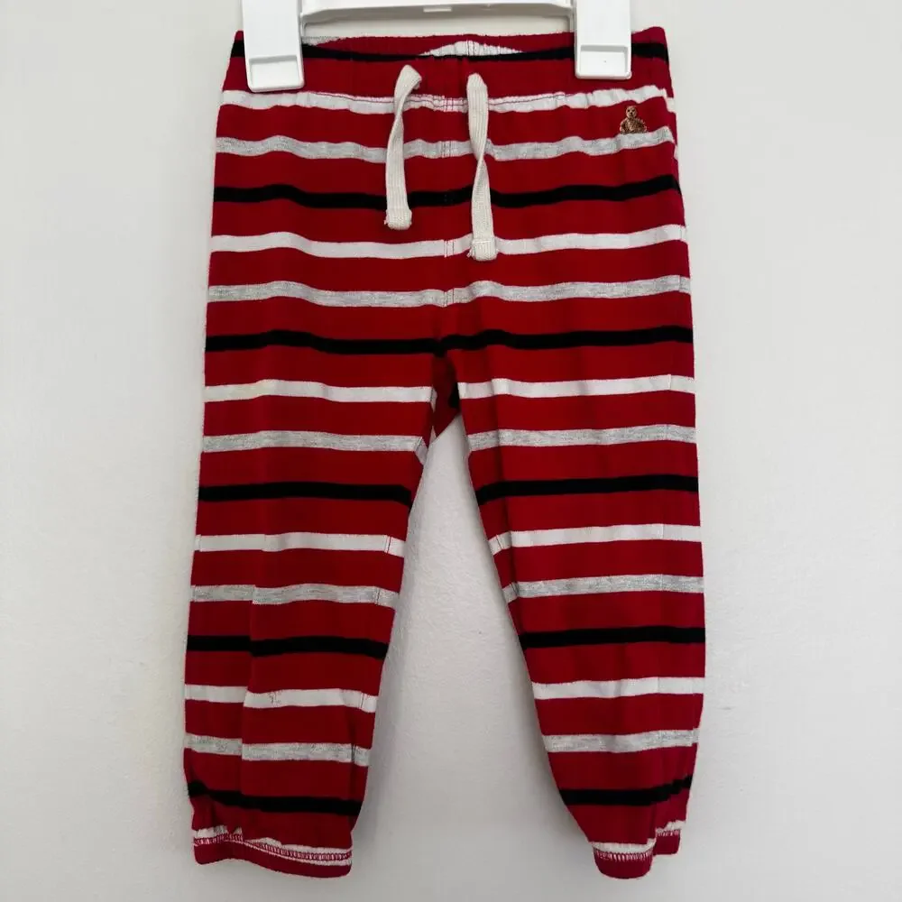 babyGap Joggers/Sweatpants: Stripes, Stars, and Love (XO), Includes 3 Pair